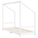 vidaXL Rám detskej postele biely 2x(80x200) cm masívna borovica – Obrázok 7