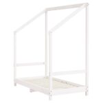 vidaXL Rám detskej postele biely 2x(70x140) cm masívna borovica – Obrázok 4