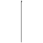 vidaXL Posuvné dvere čierne 90x205 cm tvrdené sklo a hliník – Obrázok 5