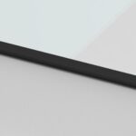 vidaXL Posuvné dvere čierne 90x205 cm tvrdené sklo a hliník – Obrázok 6