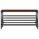 vidaXL Regál na topánky hnedý dub 90x30x45 cm kompozitné drevo – Obrázok 4