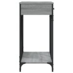 vidaXL Konzolový stolík sivý sonoma 100x39x78,5 cm kompozitné drevo – Obrázok 7