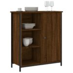 vidaXL Komoda hnedý dub 70x30x80 cm kompozitné drevo – Obrázok 3
