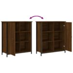 vidaXL Komoda hnedý dub 70x30x80 cm kompozitné drevo – Obrázok 9