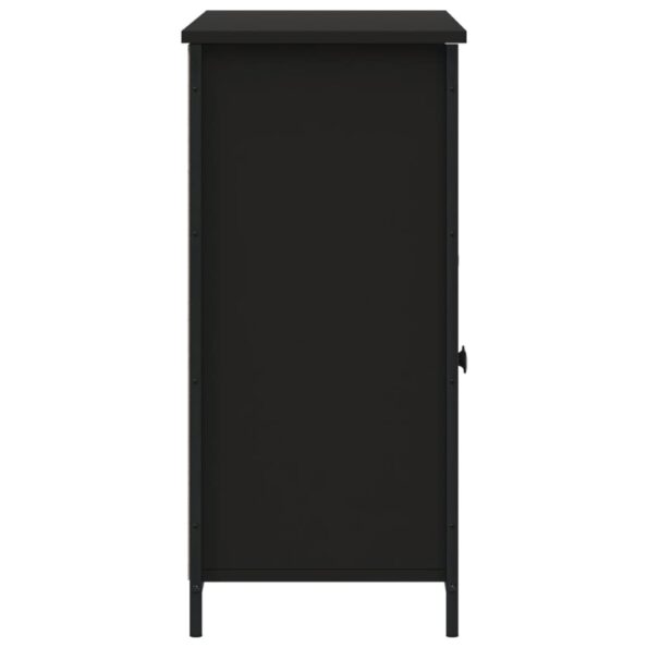vidaXL Komoda čierna 100x35x75 cm kompozitné drevo – Obrázok 7