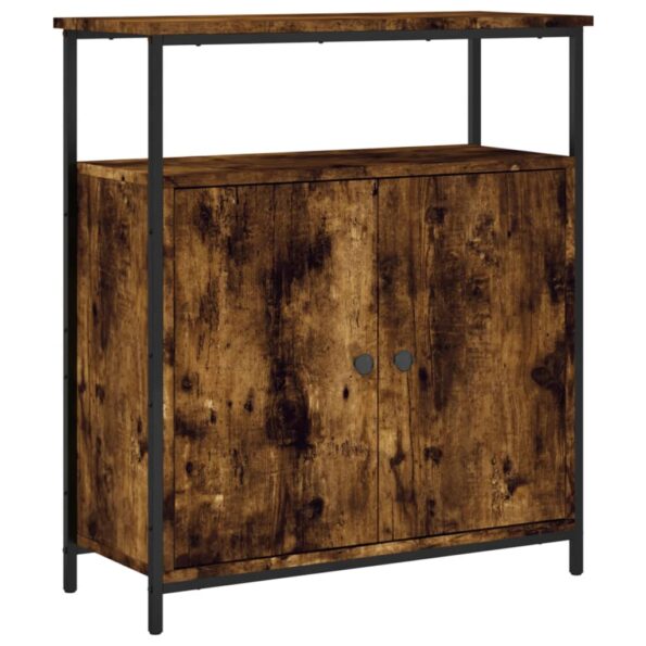 vidaXL Komoda dymový dub 70x30x80 cm kompozitné drevo – Obrázok 2