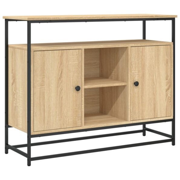 vidaXL Komoda dub sonoma 100x35x80 cm kompozitné drevo – Obrázok 2