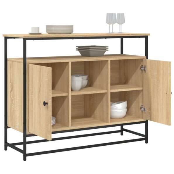 vidaXL Komoda dub sonoma 100x35x80 cm kompozitné drevo – Obrázok 4