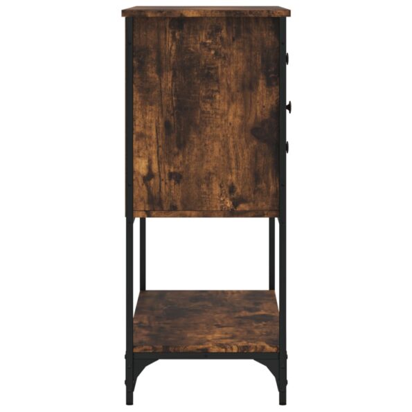 vidaXL Komoda dymový dub 100x36x85 cm kompozitné drevo – Obrázok 7