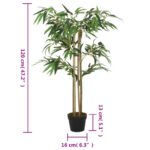 vidaXL Umelý bambusový strom 760 listov 120 cm zelený – Obrázok 4