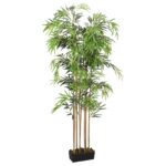 vidaXL Umelý bambusový strom 500 listov 80 cm zelený