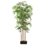 vidaXL Umelý bambusový strom 500 listov 80 cm zelený – Obrázok 2