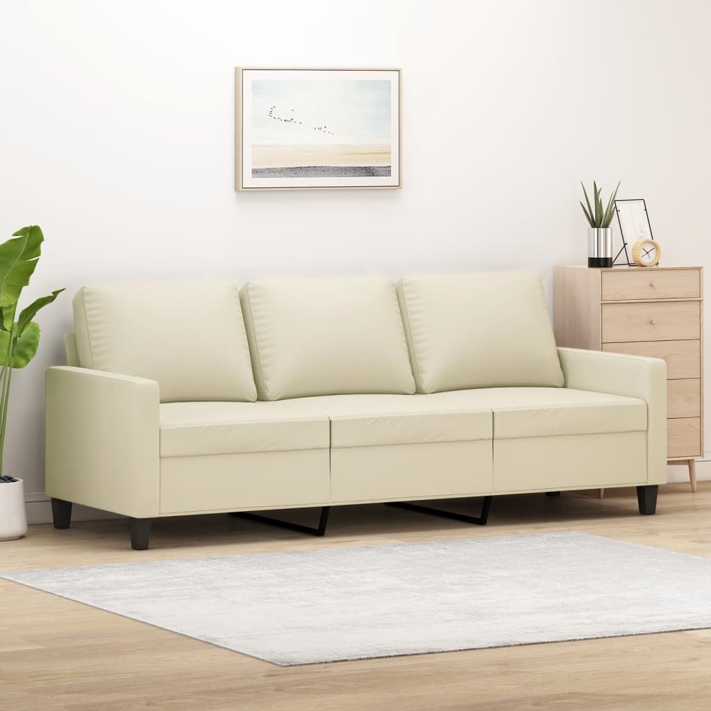 VXL8721012138698_m_en_hd_1.jpg vidaXL 3-miestna pohovka krémová 180 cm umelá koža – Obrázok 1