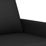 vidaXL Kreslo čierne 60 cm zamat – Obrázok 6