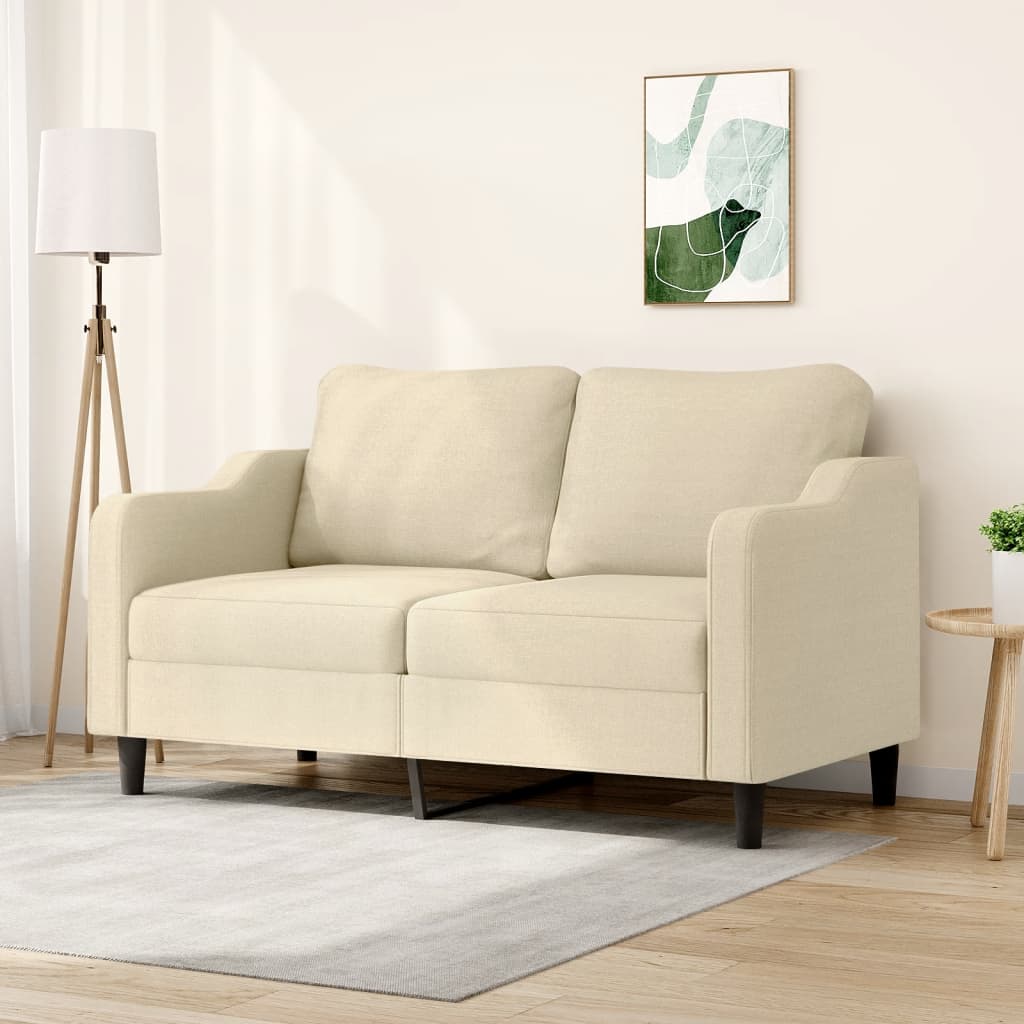 VXL8721012140875_m_en_hd_1.jpg vidaXL 2-miestna pohovka krémová 140 cm látka – Obrázok 1