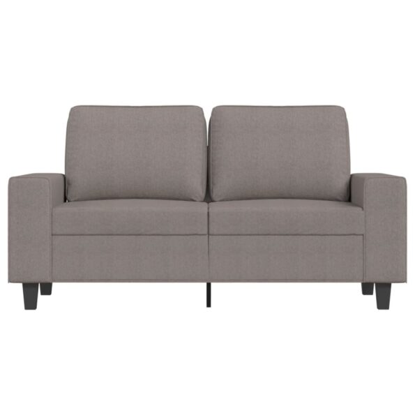 vidaXL 2-miestna pohovka sivohnedá 120 cm látka – Obrázok 3