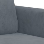 vidaXL Kreslo tmavosivé 60 cm zamat – Obrázok 6