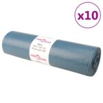 vidaXL Vrecia na odpadky 100 ks modré 240 l