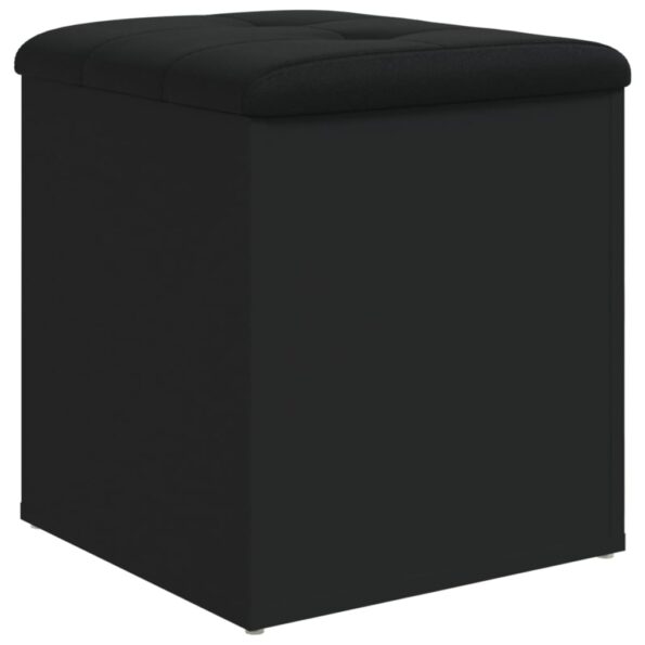 vidaXL Úložná lavička čierna 42x42x45 cm kompozitné drevo – Obrázok 2
