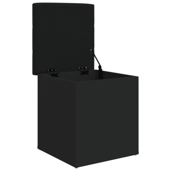 vidaXL Úložná lavička čierna 42x42x45 cm kompozitné drevo – Obrázok 4