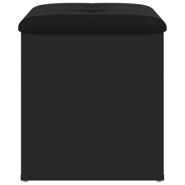 vidaXL Úložná lavička čierna 42x42x45 cm kompozitné drevo – Obrázok 5