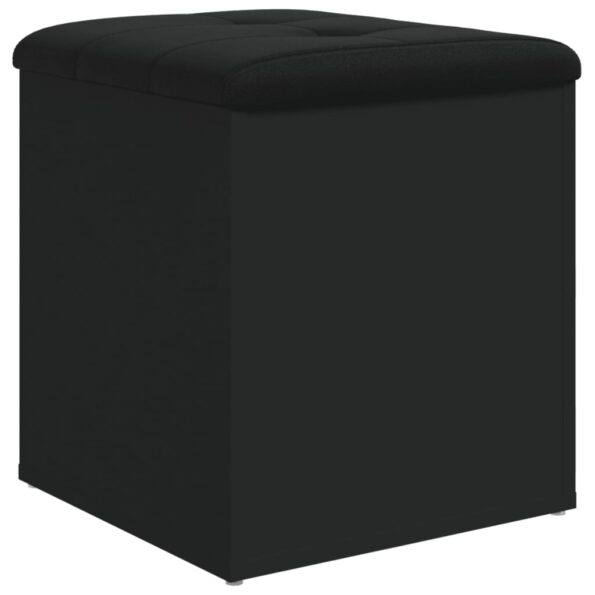 vidaXL Úložná lavička čierna 42x42x45 cm kompozitné drevo – Obrázok 7