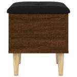 vidaXL Úložná lavička hnedý dub 42x42x46 cm kompozitné drevo – Obrázok 6