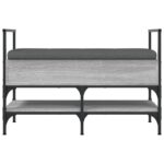 vidaXL Lavička na topánky sivá sonoma 85,5x42x57,5 cm kompozitné drevo – Obrázok 6