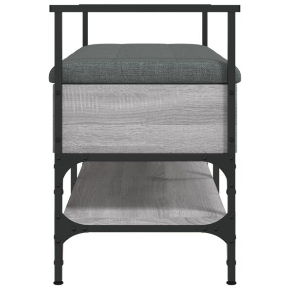 vidaXL Lavička na topánky sivá sonoma 85,5x42x57,5 cm kompozitné drevo – Obrázok 7