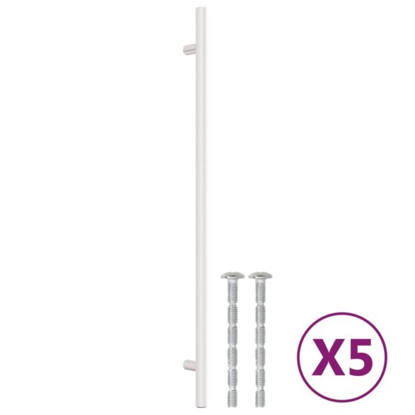 vidaXL Rukoväte na skrinku 5 ks strieborné 320 mm nehrdzavejúca oceľ – Obrázok 2