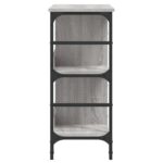 vidaXL Komoda sivá sonoma 102x32x73,5 cm kompozitné drevo – Obrázok 5
