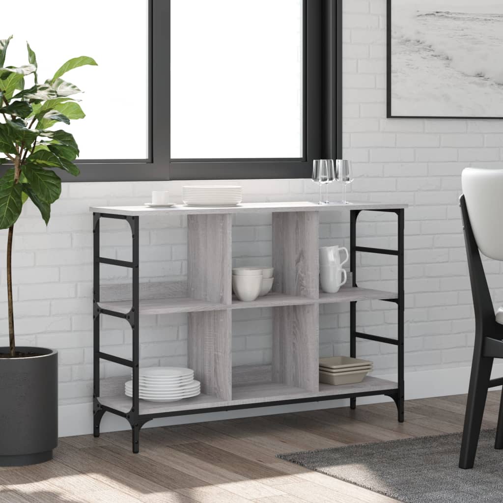 VXL8721012195073_m_en_hd_1.jpg vidaXL Komoda sivá sonoma 102x32x73,5 cm kompozitné drevo – Obrázok 1