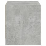 vidaXL Nočné skrinky sklenené dvierka 2 ks betónovo sivé 35x37x42 cm – Obrázok 8