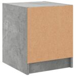vidaXL Nočné skrinky sklenené dvierka 2 ks betónovo sivé 35x37x42 cm – Obrázok 9
