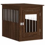 vidaXL Nábytková prepravka pre psa hnedý dub 55x75x65 cm kompoz. drevo – Obrázok 2
