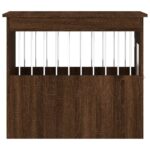 vidaXL Nábytková prepravka pre psa hnedý dub 55x75x65 cm kompoz. drevo – Obrázok 8
