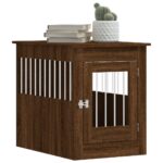 vidaXL Nábytková prepravka pre psa hnedý dub 55x80x68 cm kompoz. drevo – Obrázok 4