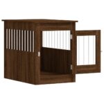 vidaXL Nábytková prepravka pre psa hnedý dub 55x80x68 cm kompoz. drevo – Obrázok 6