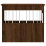 vidaXL Nábytková prepravka pre psa hnedý dub 55x80x68 cm kompoz. drevo – Obrázok 8