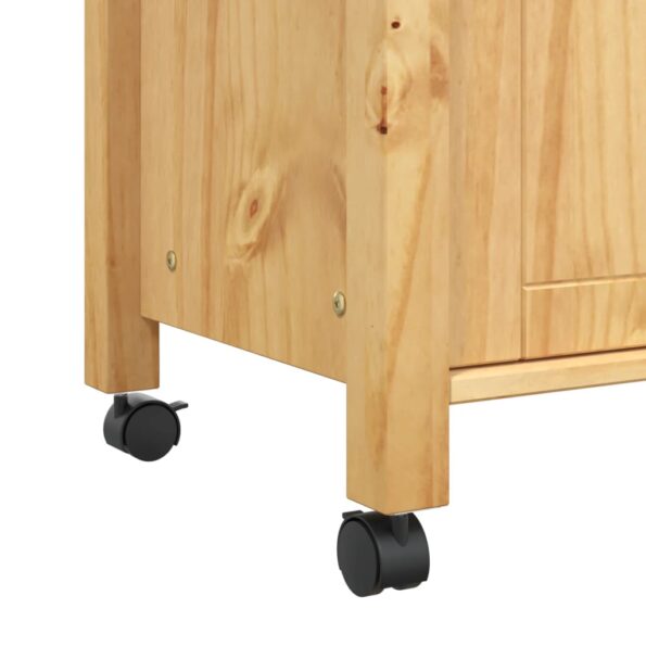 vidaXL Kuchynský vozík MONZA 84x40x88,5 cm borovicový masív – Obrázok 8