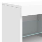 vidaXL Komoda s LED svetlami biela 81x37x67 cm – Obrázok 10
