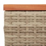 vidaXL Záhradné príručné stolíky 2ks béžové 55x34x37cm polyratan masív – Obrázok 9