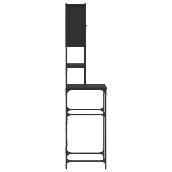 vidaXL Skrinka na práčku čierna 68x48,5x194 cm – Obrázok 9