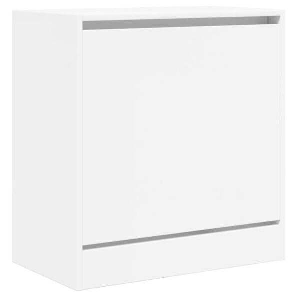vidaXL Botník biely 60x34x63,5 cm kompozitné drevo – Obrázok 4