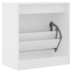 vidaXL Botník biely 60x34x63,5 cm kompozitné drevo – Obrázok 7