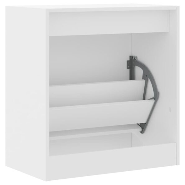 vidaXL Botník biely 60x34x63,5 cm kompozitné drevo – Obrázok 7