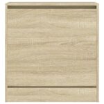 vidaXL Botník dub sonoma 60x34x63,5 cm kompozitné drevo – Obrázok 5