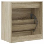 vidaXL Botník dub sonoma 60x34x63,5 cm kompozitné drevo – Obrázok 7