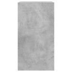 vidaXL Botník betónovo sivý 60x34x63,5 cm kompozitné drevo – Obrázok 6