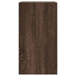 vidaXL Botník hnedý dub 60x34x63,5 cm kompozitné drevo – Obrázok 6